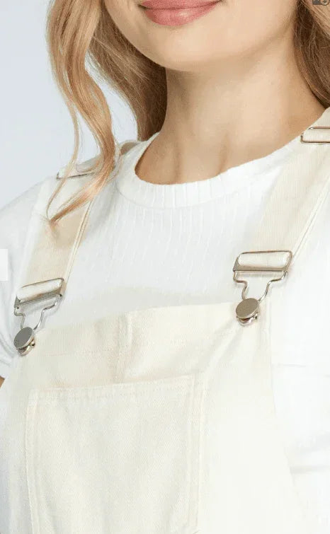 CLARA Cotton Washed Twill Overalls