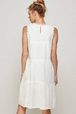 Sundance Tiered Midi Eyelet Summer Dress