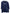 ST JOHN Navy Knit Cardigan with White Piping - Size Medium