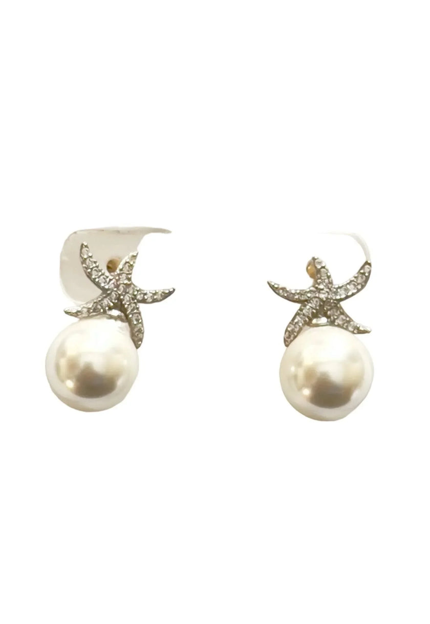 Studio G Shell Starfish Earring in Gold or Silver