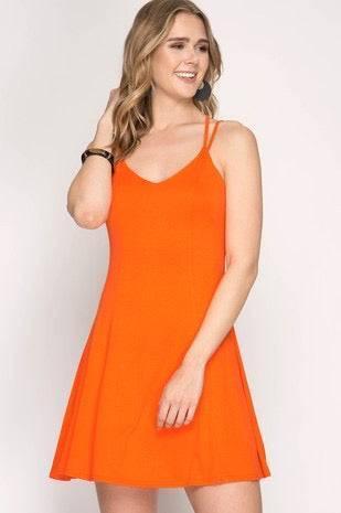 STYLE U - CROSS BACK DRESS