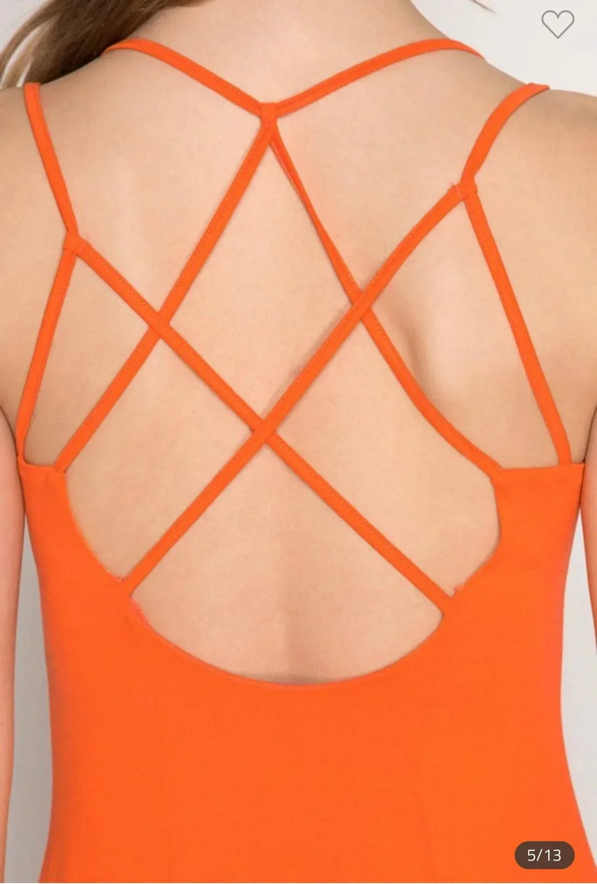 STYLE U - CROSS BACK DRESS