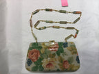 SUAREZ NY FLORAL SHOULDER BAG HARD CASE ITALY EXCELLENT USED CONDITION