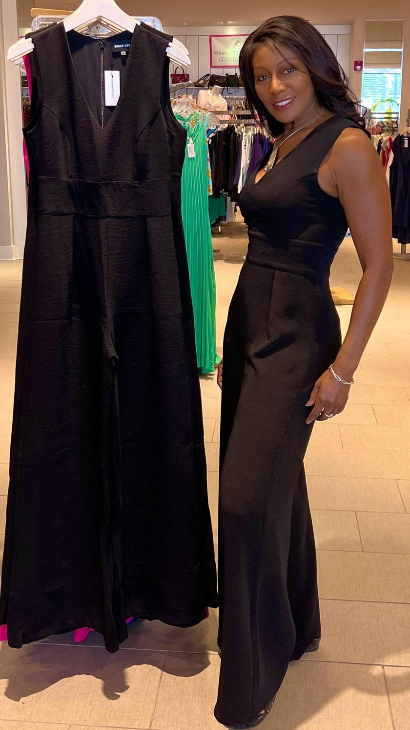 Larah Wide Leg BLACK Jumpsuit
