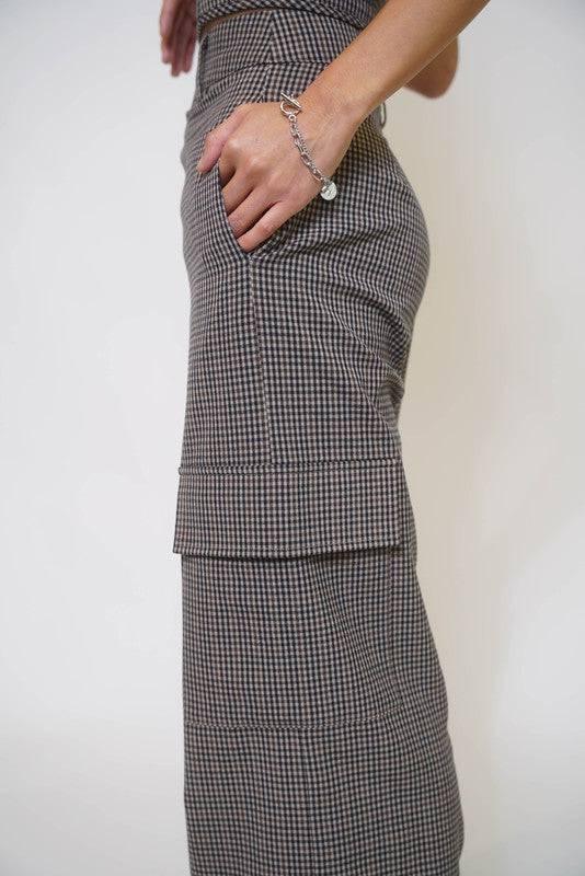 Plaid Cargo Pant with Plenty of Pockets