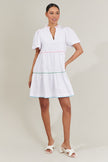 Candace Cotton Tiered Mini Dress