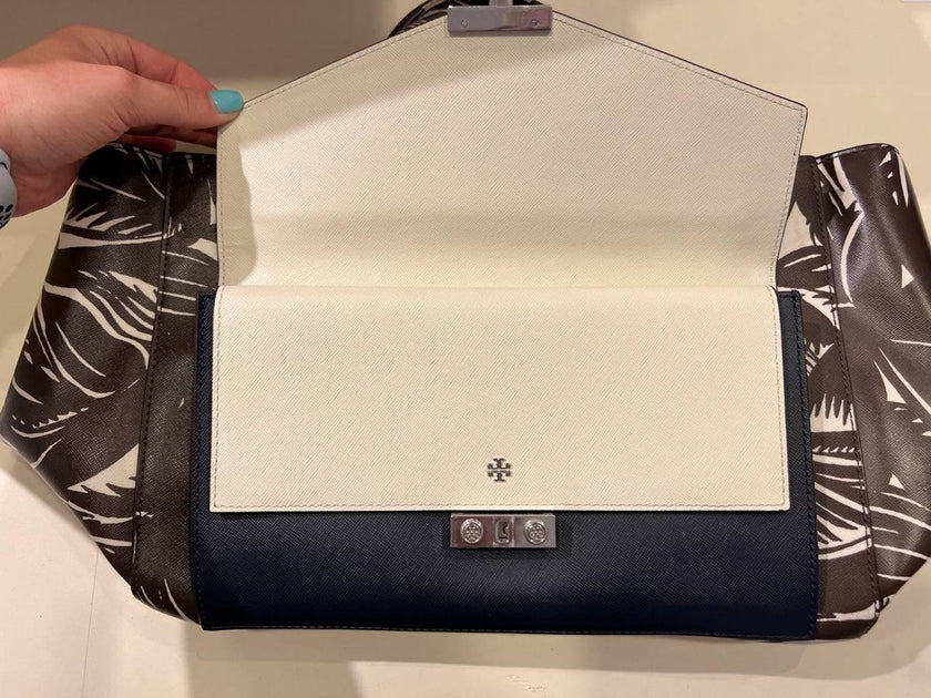 Tory Burch Tabora T Lock Clutch and Tote