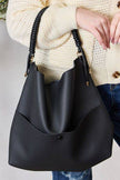 SHOMICO Vegan Leather Handbag with Pouch