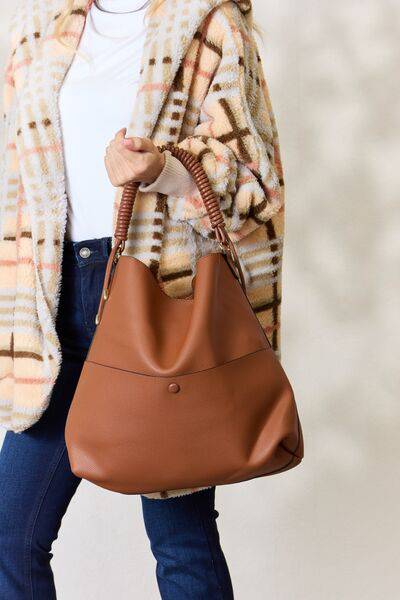SHOMICO Vegan Leather Handbag with Pouch - Cape Cod Fashionista