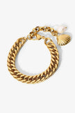 18K Gold-Plated Curb Chain Bracelet