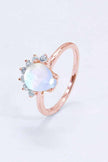 925 Sterling Silver Moonstone Ring