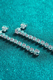 Adored 1.18 Carat Moissanite Long Earrings