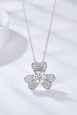 Moissanite Clover Pendant Necklace