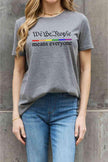 Simply Love Full Size MEANS EVERYONE Graphic Cotton Tee