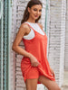 Scoop Neck Cami Dress and Shorts Set