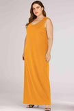 Plus Size Scoop Neck Maxi Tank Dress