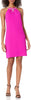 Trina Turk Katie Hot Pink Jeweled neckline Holiday Dress