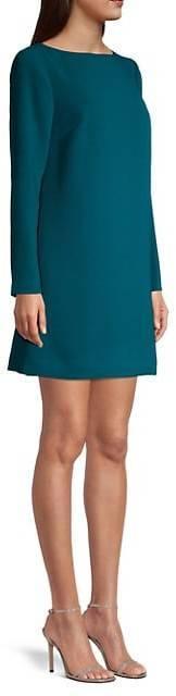 Trina Turk Lavaliere Alexandra Pleated A-Line Shift Dress