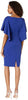 Trina Turk Sapphire Blue Cape Sleeve Dress