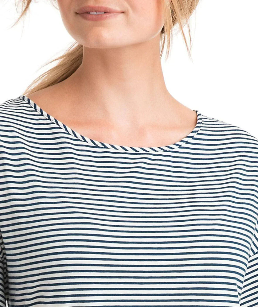 VINEYARD VINES STRIPE FLOUNCE FLUTTER DRESS-FEATURED