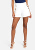 Coastal Charm: High-Waisted Sailor Shorts