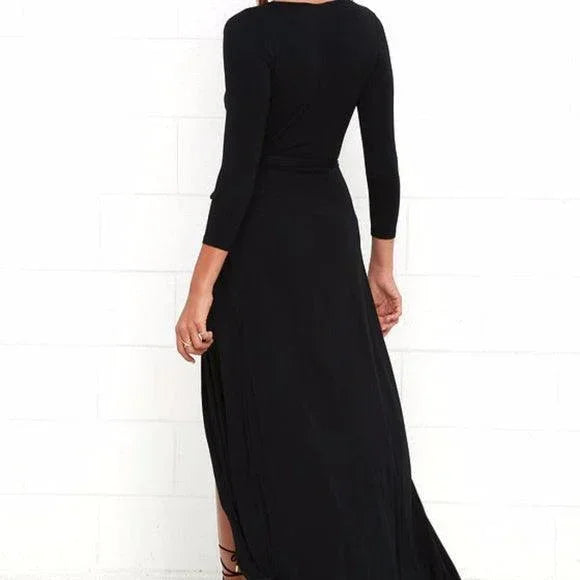 Lola's Wrap Maxi Dress - Cape Cod Fashionista