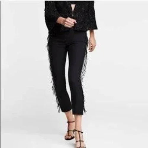 ZARA Basic Beaded Pants Med/2 NWT