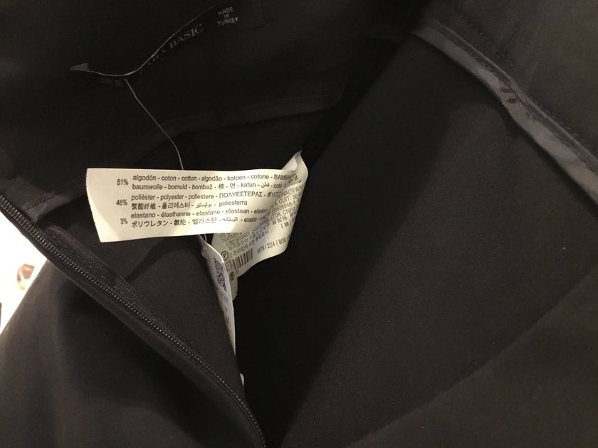 ZARA Basic Beaded Pants Med/2 NWT