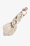 Assorted 4-Pack Macrame Fringe Keychain