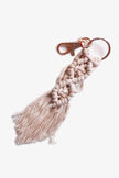 Assorted 4-Pack Macrame Fringe Keychain