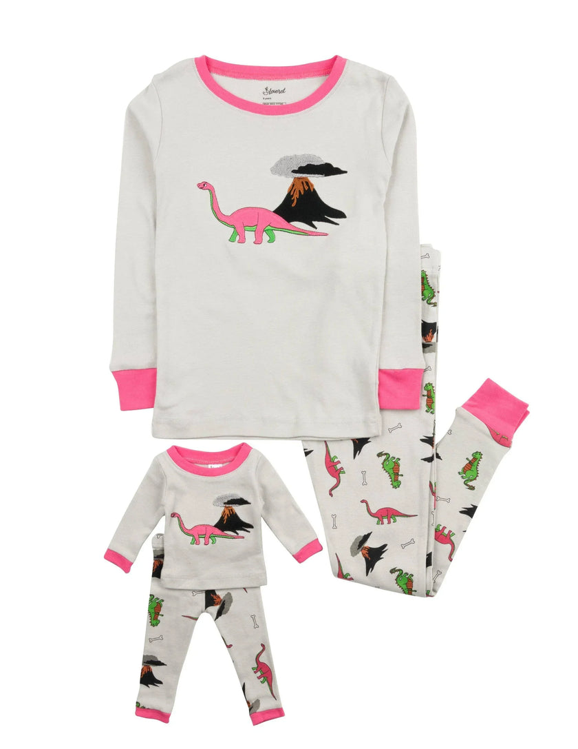 Matching Girl and Doll 4 PC COTTON PAJAMAS fit American Girl and 18