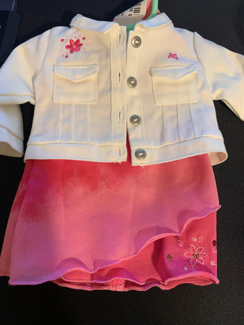 AMERICAN GIRL DOLL RETIRED 2 PC Licorice's Best Friend Outfit