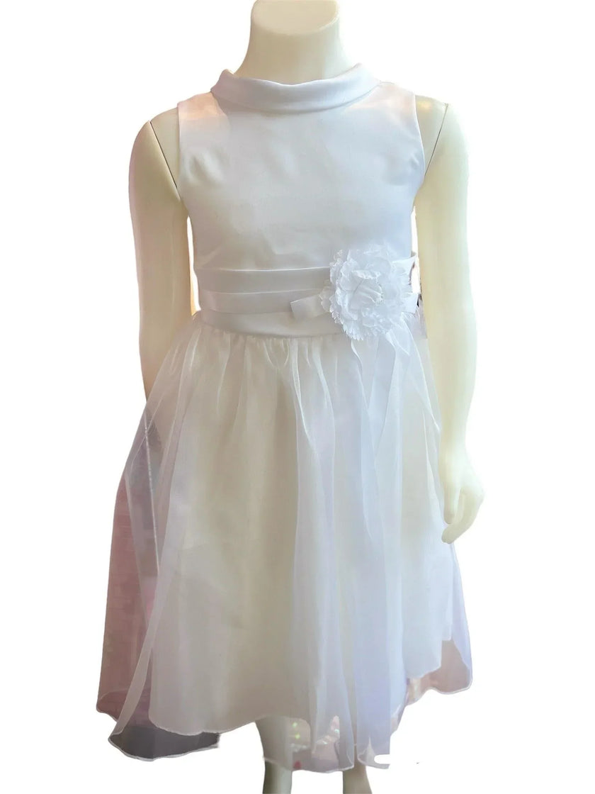 Big Girls Communion Flower Dress
