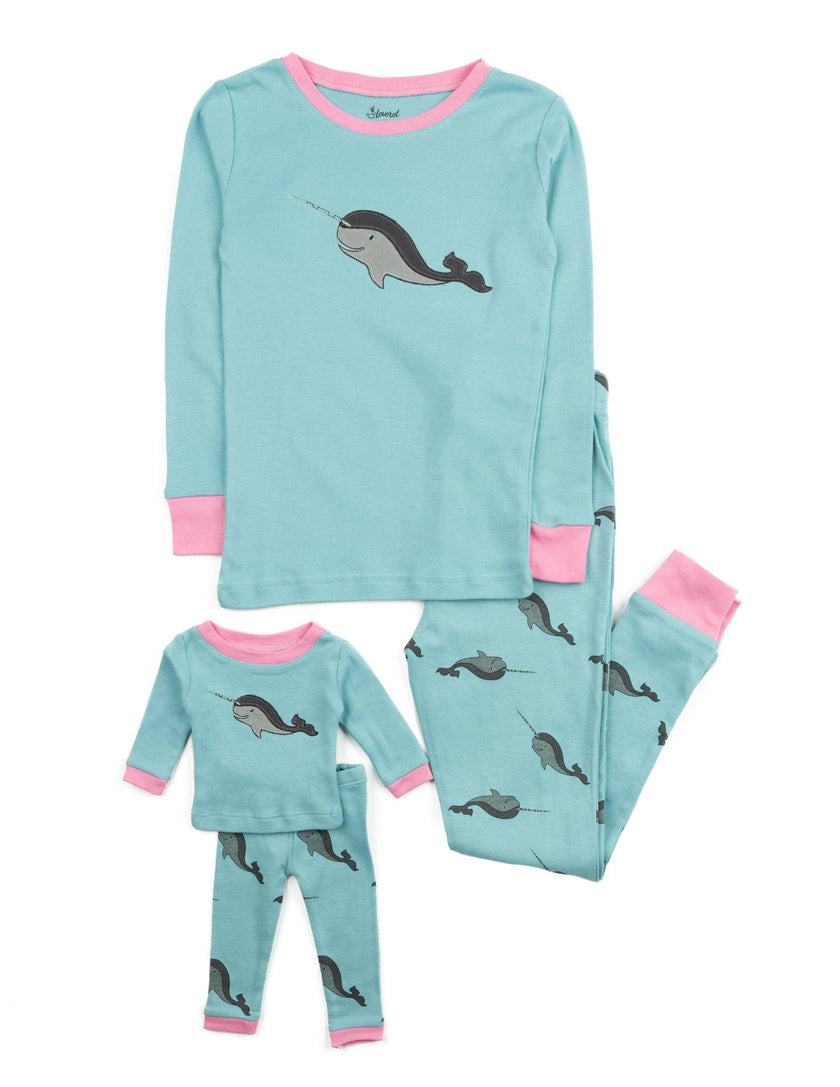 Matching Girl and Doll 4 PC COTTON PAJAMAS fit American Girl and 18