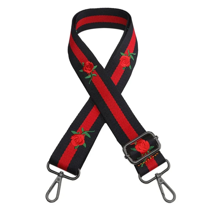Adjustable Embroidered Handbag Replacement Strap