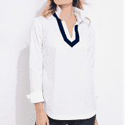 VINEYARD VINES Velvet Trim Popover XS NWT